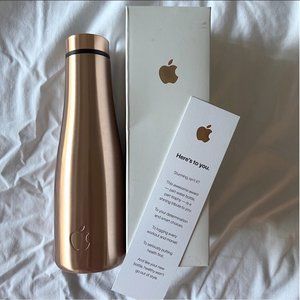 Apple Exclusive Employee Logo Insulated Bronze Fitness Challenge Flask RARE